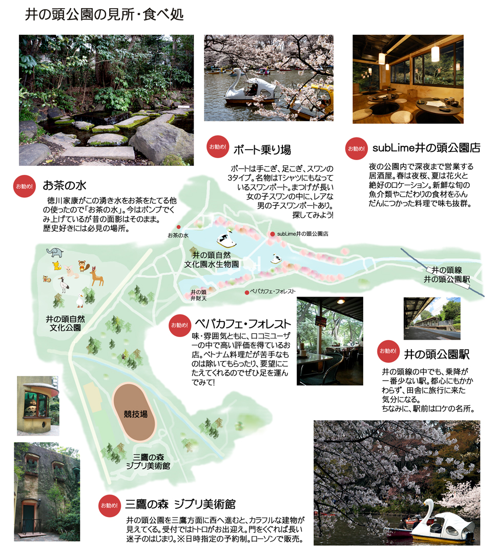 吉祥寺周辺お勧めスポット